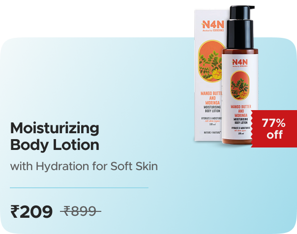 Nature 4 Nature Moisturizing Body Lotion with Hydration  — effective ₹209 (was ₹899)